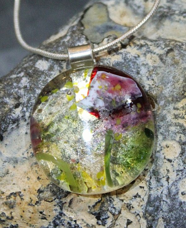 Plum and and Spring Necklace