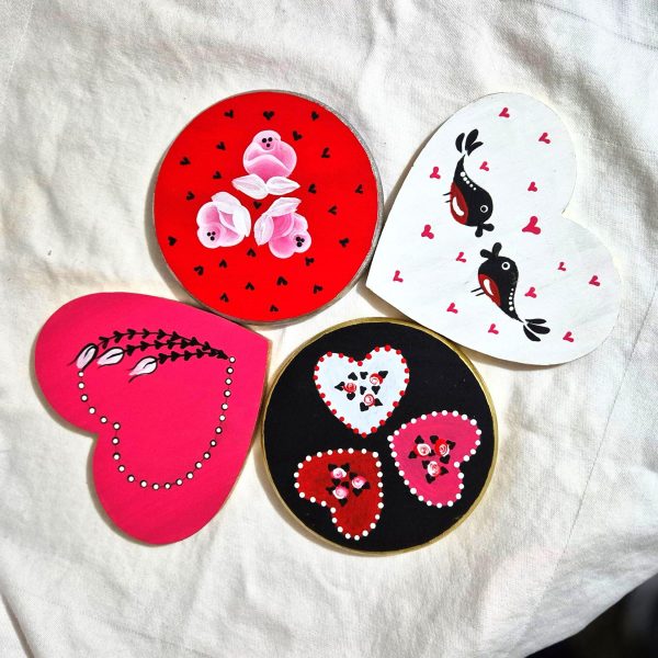 Heart & Flowers Collection - Coaster