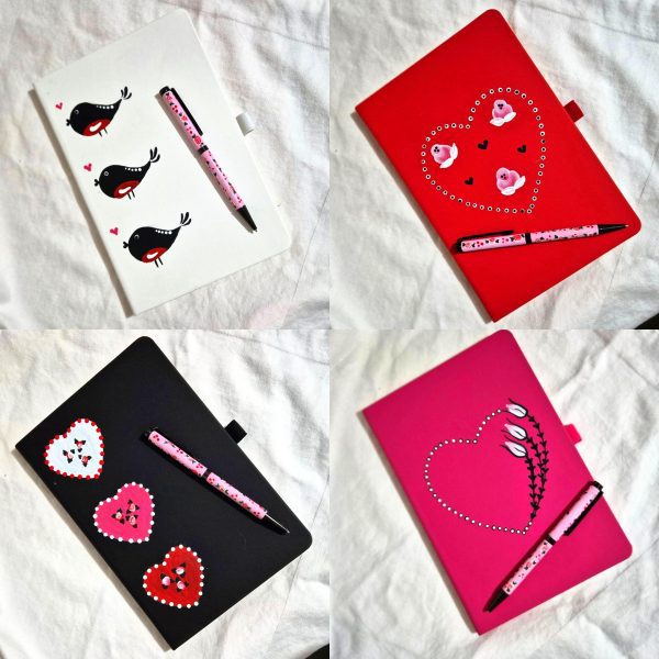 Heart & Flowers Collection - Notebook