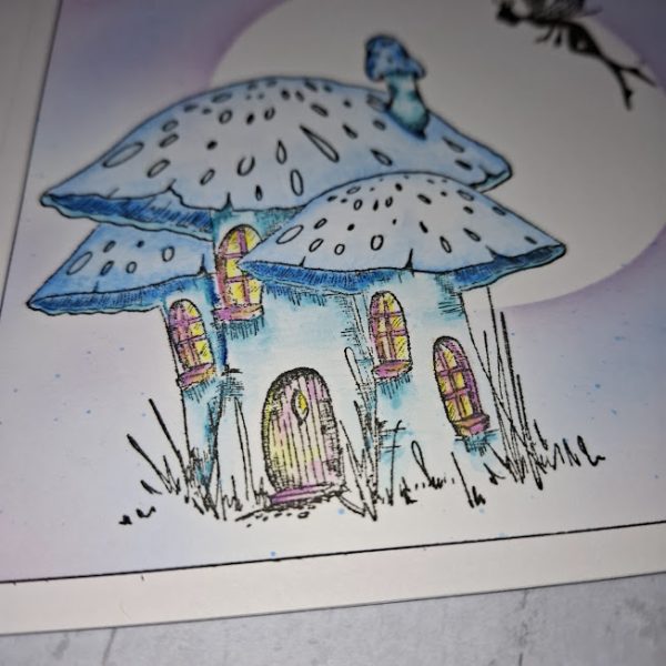 Blue Mushroom Card - Image 2