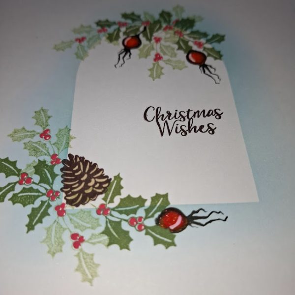 Holly and Berry Christmas Card - Image 4