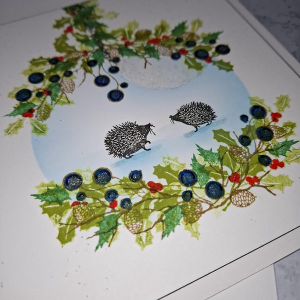 Holly Bauble Christmas Card - Image 3