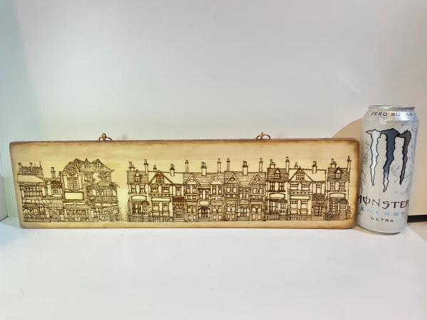 The Main Street. Pyrography. (C) - Image 2