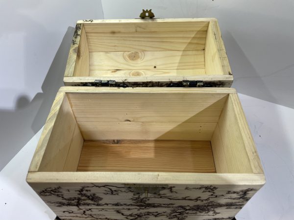 Handmade in UK, Unique, Wooden, Jewellery Box (F) - Image 3