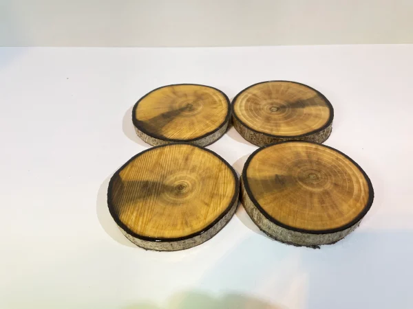 Set of 4 Wooden Coasters (H)