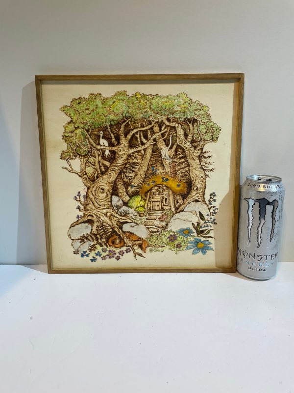 Cottage in The Woods. Pyrography (C) - Image 2