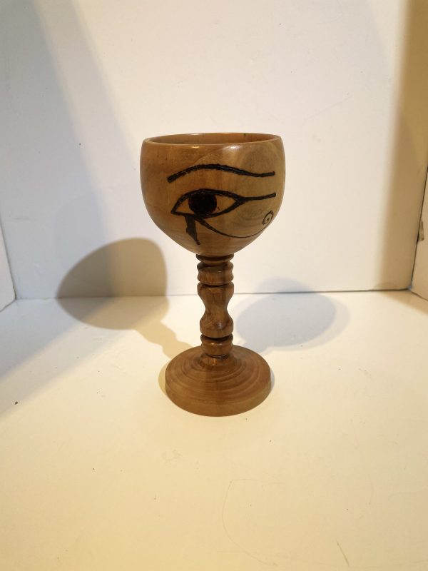 Eye of Ra, Turned Wooden Goblet (H) (Copy)