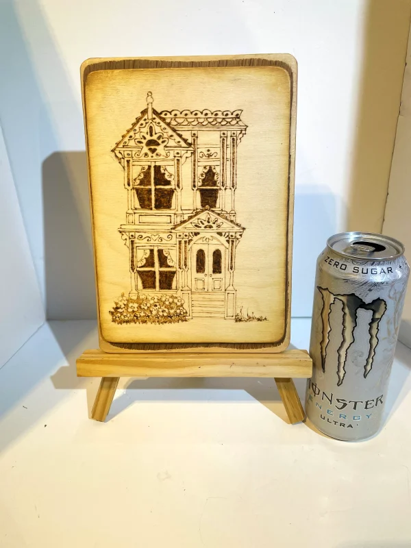 The Town House. Pyrography. (K) - Image 2