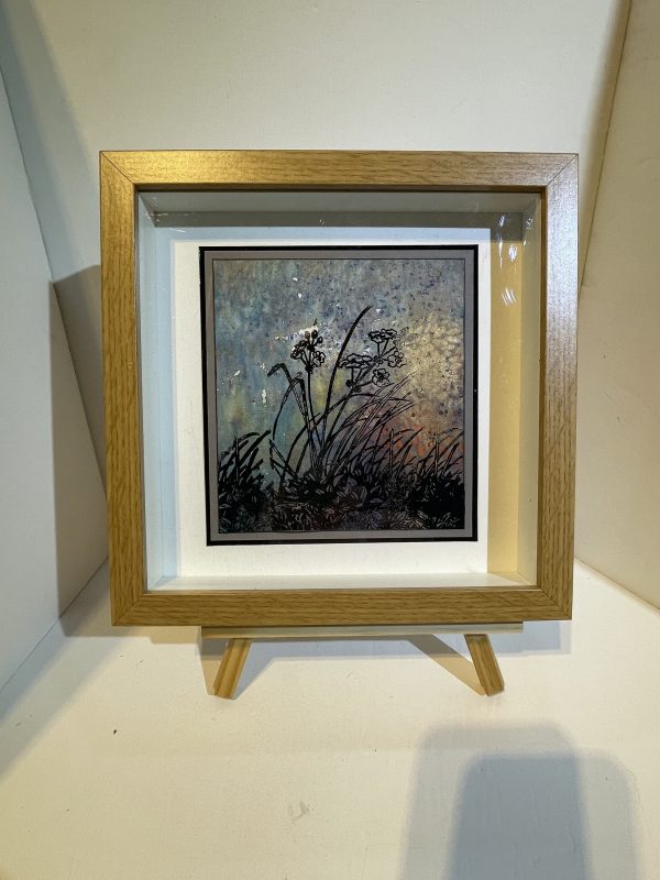 Flora in silhouette. Framed artwork (F) - Image 2