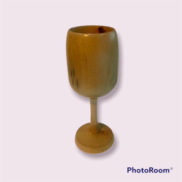 Wooden Goblet Lathe Turned  (H)