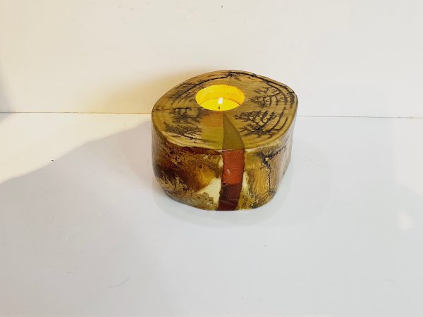 Handmade, Unique, Tea Light Holder. (B)