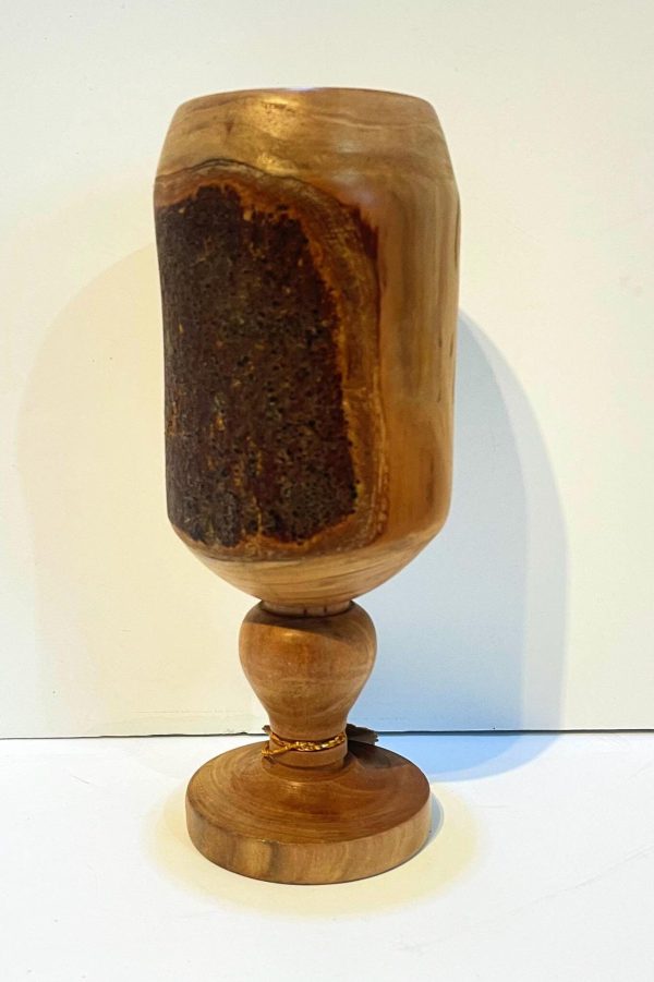 Live Edge, Turned Wooden Goblet (D)