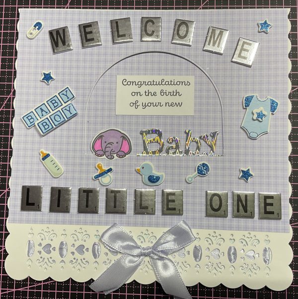 New baby boy card