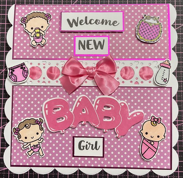 New baby girl card - Image 2