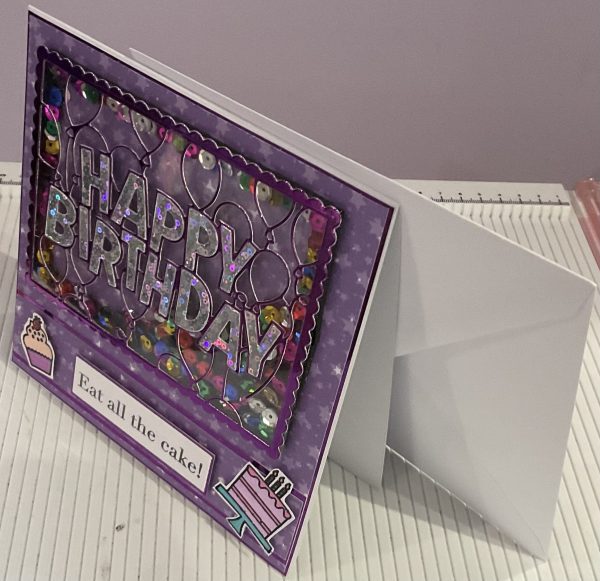 Happy birthday shaker card - Image 6