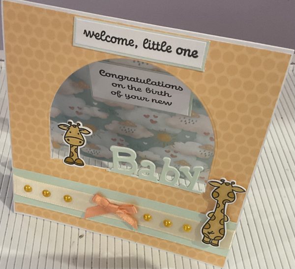 Peekaboo baby card - Image 3