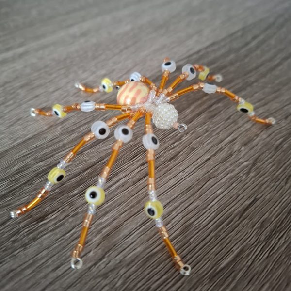 Orange Beaded Spider - Image 6