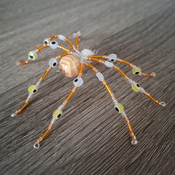 Orange Beaded Spider - Image 5