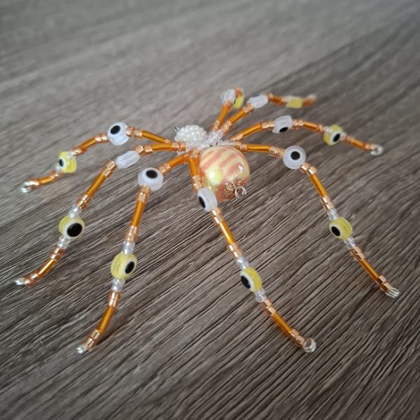 Orange Beaded Spider - Image 4