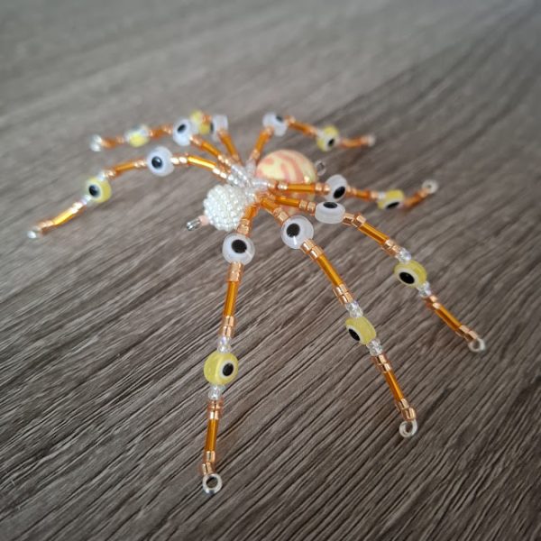 Orange Beaded Spider - Image 3