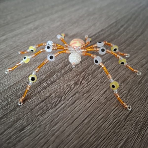 Orange Beaded Spider - Image 2