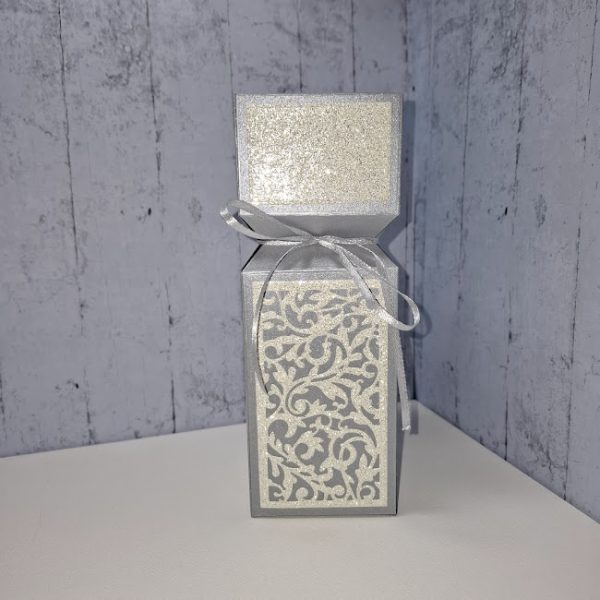 Silver Half Cracker Design Gift Box