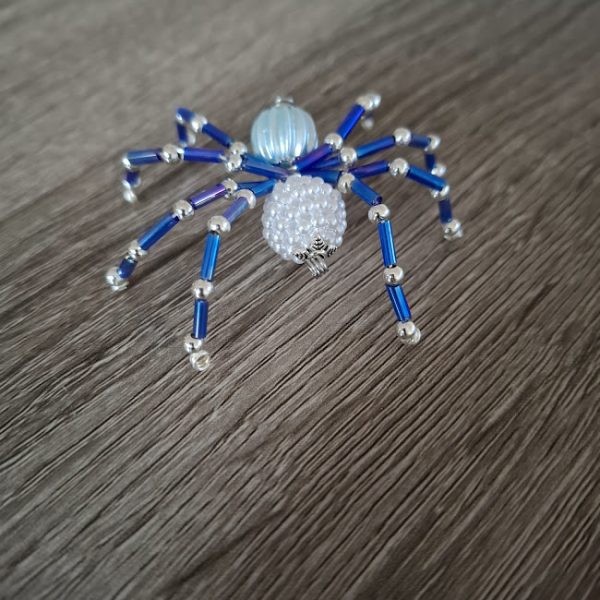 Blue Beaded Spider - Image 3